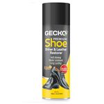 Gecko Shoe Shiner Spray | Protects Shoes Against Dirt & Dust | Multicolor Patent Leather, Leather, Nubuck, Synthetic Leather Shoe Polish in Spray Bottle (220ml) | Shoe Renovating Spray (Pack of 1)