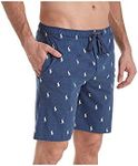 Polo Ralph Lauren Underwear Men's Jersey Knit Sleep Shorts, Blue Heather/Cream, Medium