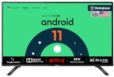 Westinghouse 106 cm (43 inches) W2 Series Full HD Certified Android LED TV WH43FX71 (Black)