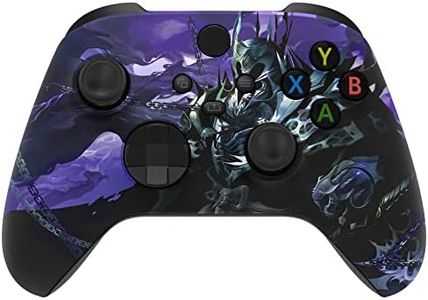 eXtremeRate Chaos Knight Front Housing Shell for Xbox Series X/S Controller, Custom Soft Touch Cover Faceplate for Xbox Series X/S, Xbox Core Controller - Controller NOT Included