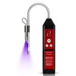 Refrigerant Leak Detector with LED Light, Aprvtio WJL-6000PRO Halogen Leak Detector Freon Gas Leakage Tester HVAC Air Condition R22 R410A R134A R1234YF CFCs HCFCs HFCs Indicator Freon Sniffer