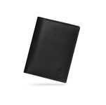 HAISH Trifold Wallet - Genuine Leather with RFID Protection, 9 Credit Card Slots, 3 ID Card Slots, 2 Currency Compartments, Ideal for Everyday Use and Travel (TRW-Jade Black)