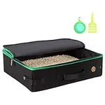 Portable Cat Travel Litter Box with