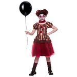 Girls Vintage Circus Clown Fancy Dress Costume - X-Large (11-13 Years)