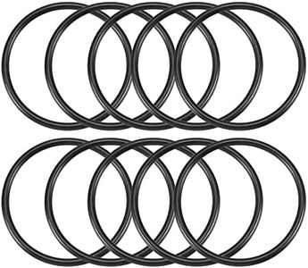 uxcell Nitrile Rubber O-Rings, 68mm OD 60mm ID 4mm Width, Metric Sealing Gasket, Pack of 10