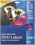 Avery DVD Labels Matte White for Ink Jet Printers (8962)