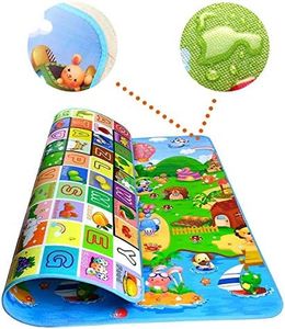 HORPIN Double Sided Water Proof Baby Play Mat, Play Mats For Kids Large Size, Baby Carpet, Play Mat Crawling Baby (Standard Size - 6 Feet X 4 Feet), 1 Count