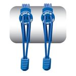 LOCK LACES USA (Elastic No Tie Shoelaces) - Lock Them Once and Break Free from Tying Them All Day! (ROYAL BLUE)