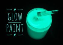 Glow Nest Non-Toxic Acrylic Glow in Dark Luminous Glowing Paint (Aqua Glowing, 100 ml)