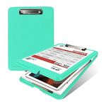 oddpod™ Praise A4 Clip Pad/Clipboard with Storage Case for Paper and Document Storage 83002 (Sea Green)