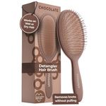 FRAMAR Hair Brush Detangler – Wet Detangle Hair Brush For Girls & Kids, Wet Detangler Brush – Chocolate