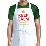 D Design Invent Print! Grandpa Gift Apron Birthday Cooking Kitchen Gift for Men Keepsake for Grandpa Size 87cm x 60cm