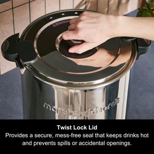 Morphy Richards 20L Tea Urn – Stainless Steel Hot Water Dispenser