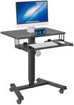 BONTEC Mobile Standing Desk with Ke