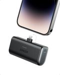 Anker Power Bank, 621 Power Bank with Built-In Lightning Connector, 5,000mAh MFi Certified 12W Portable Charger, Compatible with iPhone 14/14 Pro/14 Plus/14 Pro Max, iPhone 13 and 12 Series