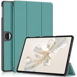 EasyAcc Case for Honor Pad 9 12.1 Inch 2024, Slim Protective Case with Stand PU Leather for Honor Pad 9 12.1Inch Tablet, Turquoise Green
