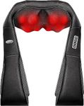 Neck Massager with Heat for Neck Pain, Deep Tissue 3D Kneading, Back Massager for Pain, Shiatsu Massager for Neck, Back, Shoulder, Foot and Leg, at Home and Car, Gifts for Men and Women