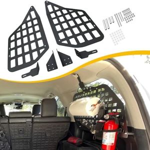 EZREXPM Rear Window Molle Panels Fit for Toyota 4Runner 2010-2024 Modular Storage Panel System Rear Cargo Rack Interior Trunk Storage Shelf Accessories