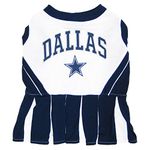 Dallas Cowboys NFL Cheerleader Dress for Dogs - Size X-Small