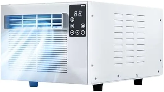 Coplax Portable mini air conditioner without external unit,compact size Dehumidifier,indoor/outdoor design,for bedroom,kitchen,rental home,dormitory,mosquito net use,low power consumption of 0.5HP