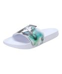 PUMA Unisex MAPF1 Graphic Leadcat FTR Slide Sandal, White-Spectra Green, 9 UK