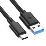 VMOJO USB-C to USB-A 3.0 Fast Charger Cable, Durable USB A to USB Type C 3A Cord Compatible with Samsung Galaxy Note 20 A20 A51 S10 S20 Plus Ultra LG Stylo K5