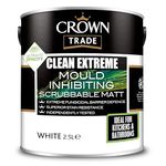 Crown Trade Clean Extreme Mould Inhibiting Matt-2.5 L