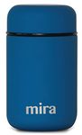 MIRA Insulated Food Jar Thermo for Hot Food & Soup, Compact Stainless Steel Vacuum Lunch Container for Meals To Go - 13.5 oz, Blue