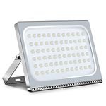 Viugreum 500W LED Floodlight, Daylight White 6000K, 50000lm Outdoor Security Light, IP65 Waterproof Security Lights Wall Light for Garden, Garage, Hotel, Yard