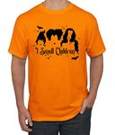 Halloween Friends Shirt Horror Movie Funny Pumpkin T-Shirt, I Smell Children Orange, XXL