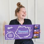 Personalised Giant Milka bar - Personalised XL Milka Chocolate bar Featuring The Name and Message of Your Choice, with 9 Delicious Milka Chocolate Bars (6 Bars - Milka)