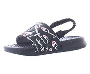 Champion Super Slide Warped (Toddler) Black 7 Toddler M