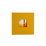 Kolo Hudson 2up Photo Album, Holds 200 4x6 Photos, Ideal for Wedding and Baby Books, Indian Yellow