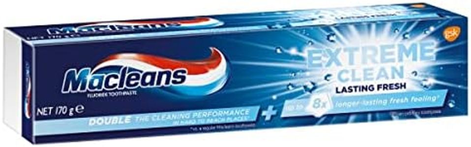 Macleans Extreme Clean Lasting Fresh Fluoride Toothpaste, 170g