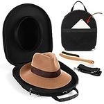 H4HAT Travel Hat Case with Brush an