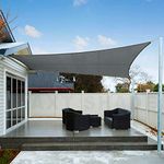 AXT SHADE Sun Shade Sail Waterproof 3x4.5m Rectangle UV Block Canopy Awning for Patio Outdoor Garden Backyard-Anthracite