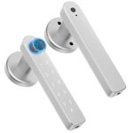 HEIXSMT Fingerprint Door Lock, Biometric Lock with Keypad, Silver, Suitable for Home, Apartment, Office, Bedroom