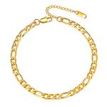 Anklet Bracelet For Women Men Summer Simple Dainty Figaro Chain Gold Anklets Ankle Braclet