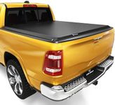 YITAMOTOR Soft Roll Up Truck Bed Tonneau Cover Fits for Dodge Ram 1500 New Body Style 2019 2020 2021 2022 2023 2024 2025 5.7 ft Bed Without Rambox