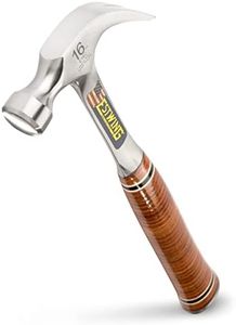 ESTWING Hammer - 16 oz Curved Claw with Smooth Face & Genuine Leather Grip - E16C