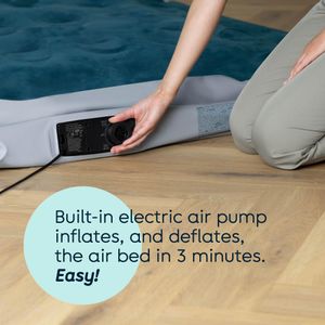 airzzZ Slumber Plus Air Bed – Inflatable Guest Mattress