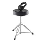 Alesis Drum Essentials Bundle – Complete Electric Drum Set Accessory Pack Including A Drum Throne and On-Ear Headphones