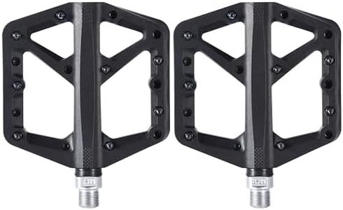 PRO BIKE TOOL Bike Pedals - Power Grip Mountain Bike Pedals - 7.8 x 5.1 inches - High-performance MTB Pedals - Optimal Grip And Control - Ideal For Mountain Biking, Road Cycling, and Commuting (Black)