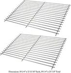 Utheer 19 1/8 Inches Stainless Steel Cooking Grid ，Grill Cooking Grates for Broil King, Broil-Mate, Grill Pro, Jenn-Air, Kirkland, Nexgrill and Perfect Flame