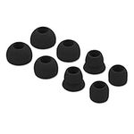 8pcs Replacement Eartips Earbuds Eargels for Beats by dr dre Powerbeats 2, Powerbeats 3, Powerbeats Wireless Stereo Earphones (Black)