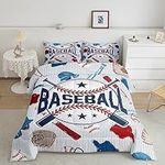 Manfei Baseball Comforter Set Twin 