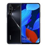 HUAWEI Nova 5T (128GB, 6GB) 6.26" LCD, Kirin 980, 48MP Quad Camera, 22.5W Fast Charge, Dual SIM GSM Unlocked Global 4G LTE International EU Plug with US Adapter (Black)