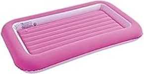 Trendi Kids Airbed with Bumper/Junior Airbed with Bumper/Inflatable bed with Airlock/Kids Camping Bed/Electric Air Pump/Pink and Blue (Kids Air Bed - Pink)