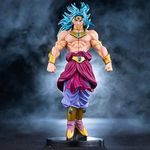 Trunkin | DBZ Animation Legendary Super Saiyan Broly Blue Hair Edition Action Figure | Model Prototype Doll Figma Children Toys | 20cm Anime Figurine