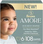 Pampers Amore, Size 6 (23-44 lbs), 
